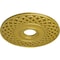 Ekena Millwork Robin Ceiling Medallion (Fits Canopies up to 6 1/4"), 22 1/4"OD x 4 3/4"ID x 1 1/4"P, Rich Gold CM22RBRGS - alternate 4
